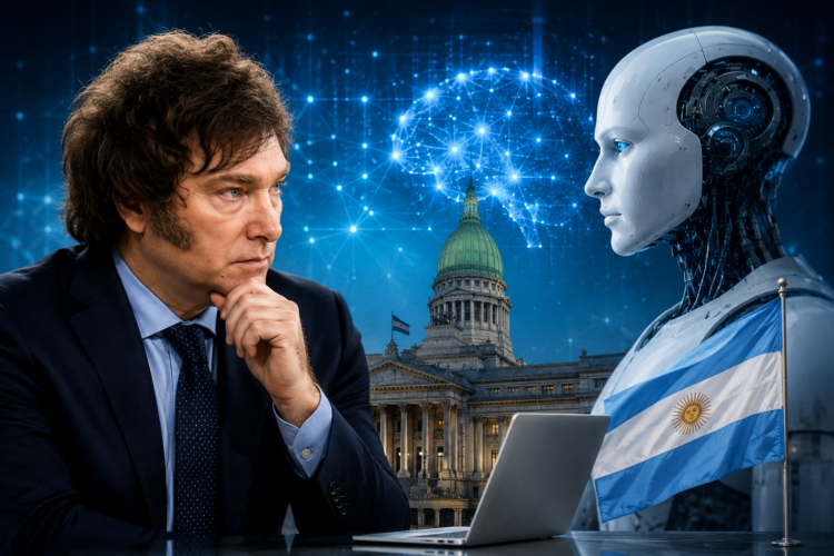 Milei acelera su proyecto anarcocapitalista y coloca a la <b>inteligencia artificial</b> en el corazón ... thumbnail