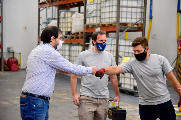 Resultado de imagen para Fernando Moreira y Guillermo Merediz recorrieron la empresa Molinos Tarquini